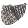 Dior Oblique Canvas Saddle Triple Zip Crossbody Secondhand