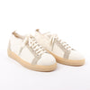 ELEVENTY Panelled Knitted Sneakers in Beige, Size 44 EU Secondhand