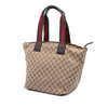 Gucci GG Canvas Web Tote Secondhand