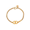 Secondhand Celine Gold Plated Circle Charm Bracelet