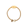 Secondhand Celine Gold Plated Circle Charm Bracelet