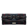Secondhand Burberry Prorsum Woven Buffalo Leather and Cotton Clutch