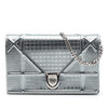 Dior Metallic Patent Microcannage Diorama Wallet on Chain Secondhand