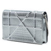 Dior Metallic Patent Microcannage Diorama Wallet on Chain Secondhand