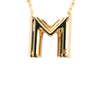 Louis Vuitton Gold Plated LV and Me Letter M Necklace Secondhand