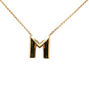 Louis Vuitton Gold Plated LV and Me Letter M Necklace Secondhand