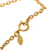 Secondhand Chanel CC Gold Plated Round Pendant Necklace