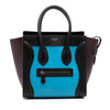 Celine Micro Tricolor Leather Luggage Tote Secondhand