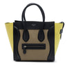 Celine Micro Tricolor Leather Luggage Tote Secondhand