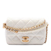Chanel Mini Quilted Lambskin Pearl My Perfect Single Flap Secondhand