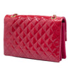 Chanel Quilted Patent Goatskin Pagoda Accordion Flap Secondhand