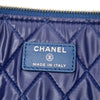 Chanel CC Bi Quilted Lambskin O Case Clutch Secondhand