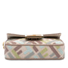 Fendi Mini Zucca Embroidered Canvas Baguette Satchel Secondhand