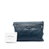 Balenciaga Lambskin Motocross Classic Clip L Clutch Secondhand