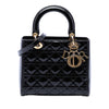 Dior Medium Patent Cannage Lady Dior Secondhand
