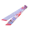 Hermès Under the Waves Twilly Silk Scarf Secondhand