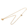 Secondhand Dior Gold Plated CD Pendant Necklace