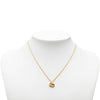 Secondhand Dior Gold Plated CD Pendant Necklace