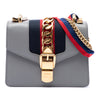 Gucci Mini Calfskin Web Sylvie Chain Satchel Secondhand