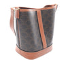 Celine Small Triomphe Coated Canvas Bucket Bag Secondhand