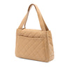 Secondhand Chanel CC Quilted Lambskin Top Handle Flap