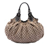 Gucci GG Canvas Studded Pelham Hobo Bag Secondhand