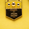 Prada Studded Saffiano Cuir Promenade Satchel Secondhand