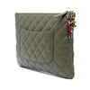 Chanel Medium Quilted Lambskin Cuba La Habana O Case Clutch Secondhand