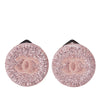 Chanel Resin CC Round Clip On Earrings Secondhand