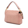 Fendi Zucca Embossed Leather Baguette Satchel Secondhand