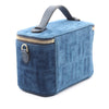 Fendi FF Embossed Denim Vanity Bag Secondhand