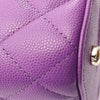 Chanel Mini CC Quilted Caviar Top Handle Vanity Case Secondhand