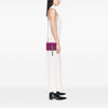 Saint Laurent Croc Embossed Leather Monogram Kate Tassel Wallet on Chain Secondhand