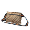 Gucci GG Canvas Web Double Pocket Belt Bag Secondhand