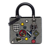 Dior Medium Calfskin Mesh Microcannage Patches Lady Dior Secondhand