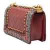 Chanel Small Quilted Lambskin and Braided Tweed Jacket Boy Flap Secondhand