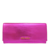 Miu Miu Metallic Leather Long Wallet Secondhand