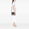 Burberry Small Leather and House Check Canvas Derby Macken Crossbody Secondhand