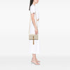 Saint Laurent Croc Embossed Leather Monogram Kate Tassel Wallet on Chain Secondhand