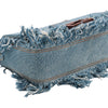 Fendi Frayed Denim Baguette Satchel Secondhand