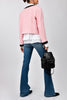 Secondhand Contrast Trim Pink Jacket - '90s