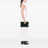 Burberry Embossed Leather TB Monogram Clutch Secondhand