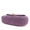 Chanel CC Quilted Tweed Top Handle Flap Secondhand