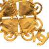 Secondhand Chanel CC Gold Plated Multicolor Gripoix Brooch
