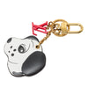 Louis Vuitton Sun Yitian Printed Leather Animogram Dalmatian Bag Charm and Key Holder Secondhand