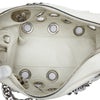 Prada Vitello Daino Grommet Chain Shoulder Bag Secondhand