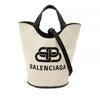Balenciaga Canvas Wave Bucket Bag XS Secondhand