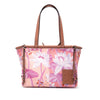LOEWE Paulas Ibiza Small Canvas Waterlily Print Cushion Tote Secondhand