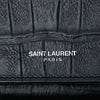 Saint Laurent Croc Embossed Leather Wallet On Chain Secondhand