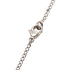 Chanel Silver Plated CC Christmas Tree Pendant Necklace Secondhand